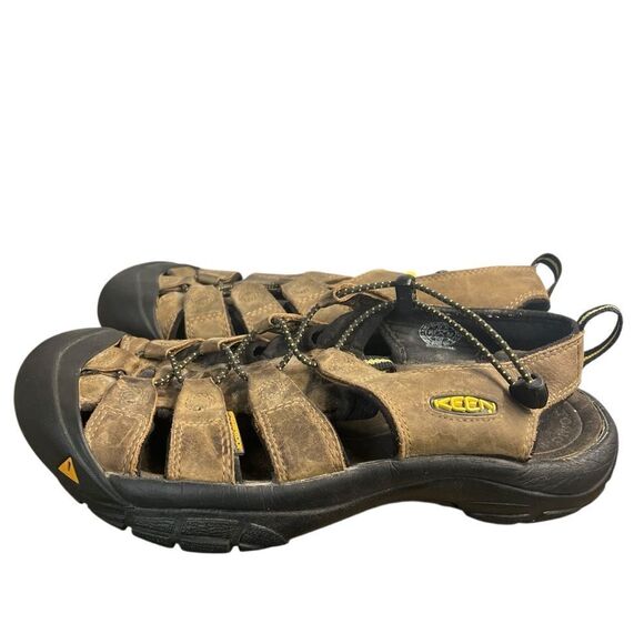 Keen Newport Waterproof Hiking Sandals Mens size 9.5 Brown Leather Outdoor Shoes main image 5